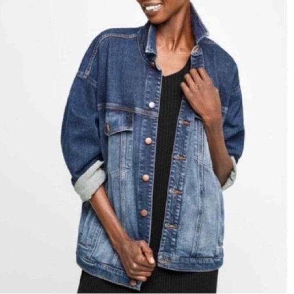 Eileen Fisher Jackets & Blazers - Eileen fisher oversized jean jacket